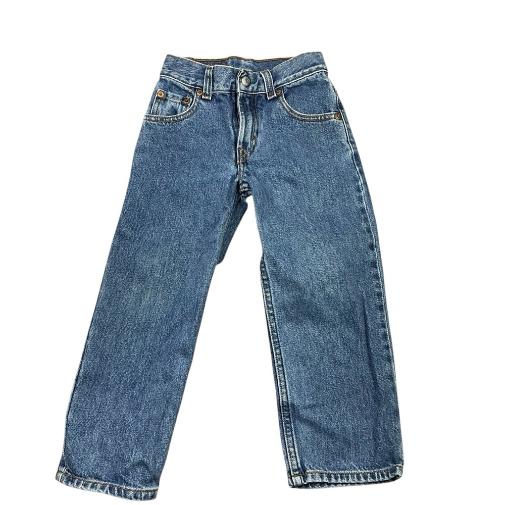 Y2K Levi’s 550 medium wash straight leg Jeans size youth XS - Picture 6 of 6